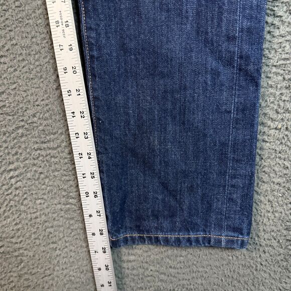 Outerknown SEA Jeans Mens 30x30 Blue Local Straight Fit Selvedge Dark Wash Denim - Picture 14 of 16